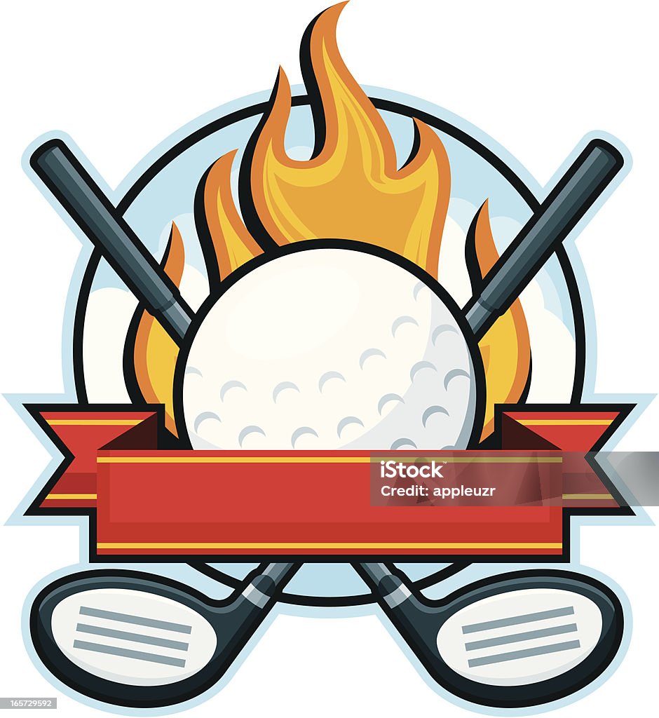 Banner da Golf - arte vettoriale royalty-free di Competizione