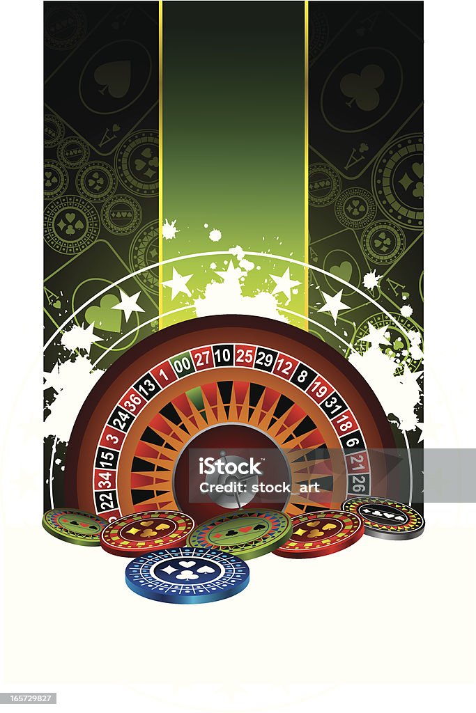 Fundo de casino - Vetor de Acaso royalty-free