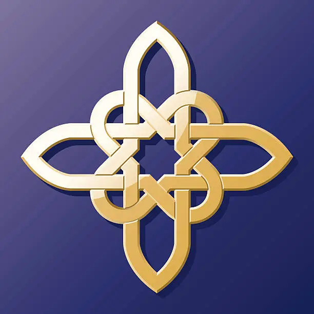 Vector illustration of Celtic Cross