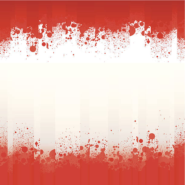 Blood splattered background Sliced up stylised blood background. blood wallpaper stock illustrations