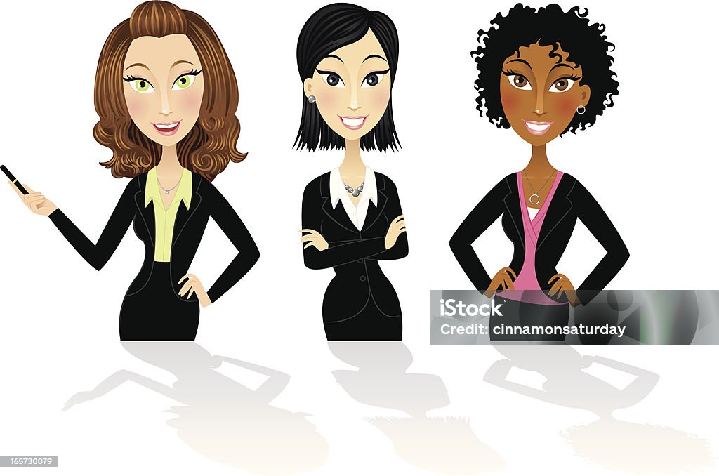 Successful Business Women Stock Illustration - Download Image Now - African  Ethnicity, Asian and Indian Ethnicities, Beauty - iStock
