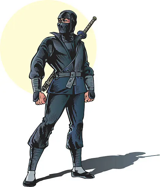 Vector illustration of Ninja