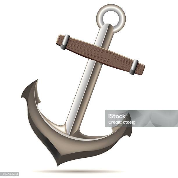 Anchor Stock Illustration - Download Image Now - Anchor - Vessel Part, Metal, Vector