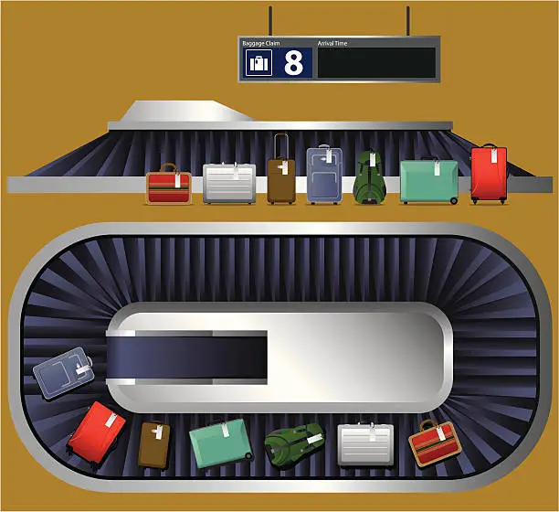 Vector illustration of Conveyor Belt