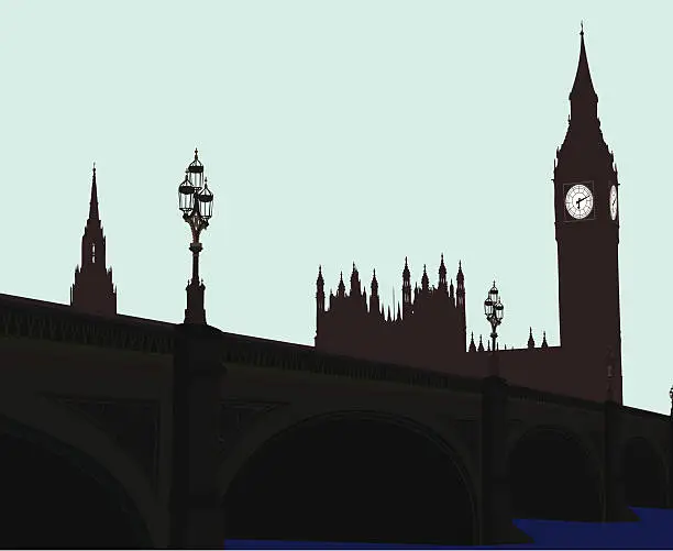 Vector illustration of Big Ben