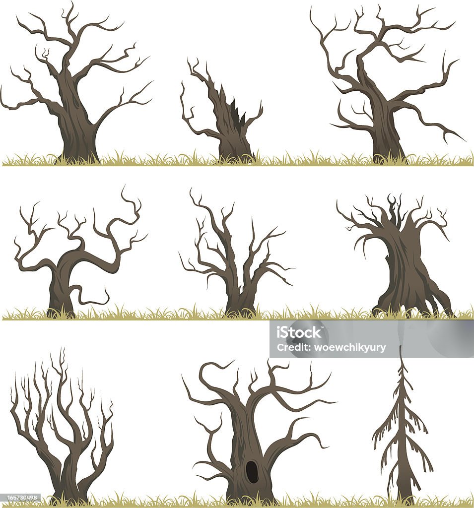 Мертвый Лес - Векторная графика Дерево роялти-фри