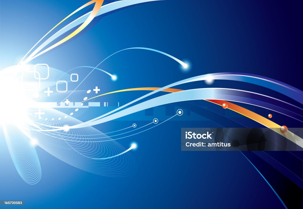 Techno Wave Stock Illustration - Download Image Now - Speed, Visual ...