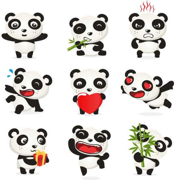 Valentine Cute Panda Set Stock Illustration - Download Image Now - Panda - Animal, Cartoon, Icon Set - iStock Valentine Cute Panda Set Stock Illustration - Download Image Now - Panda - Animal, Cartoon, Icon Set - iStock