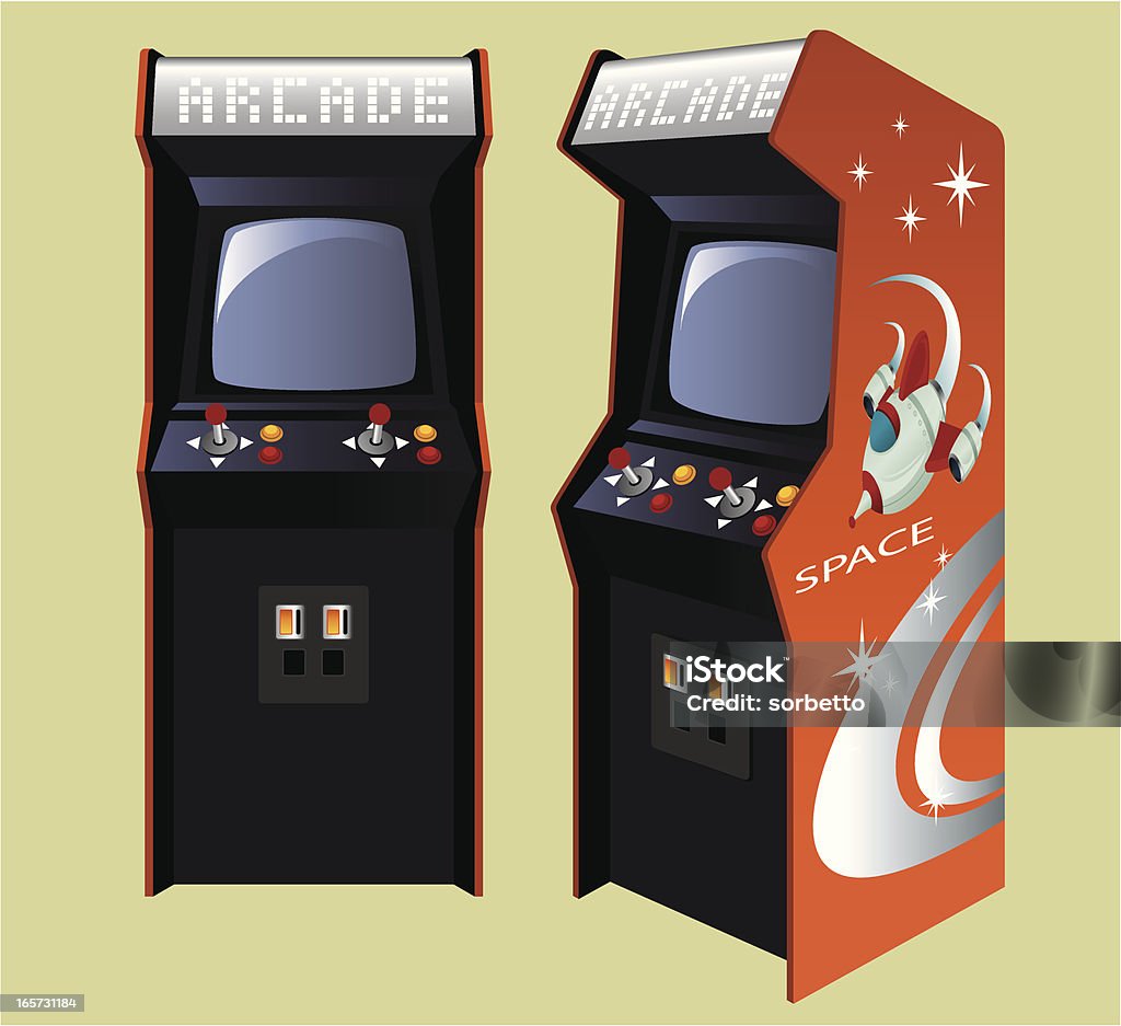 Maszyna do gier - Grafika wektorowa royalty-free (Salon gier automatycznych)