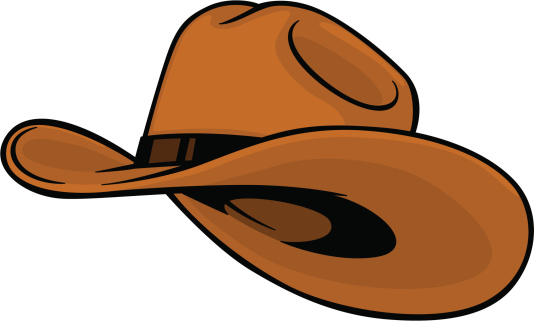 cartoon style cowboy hat