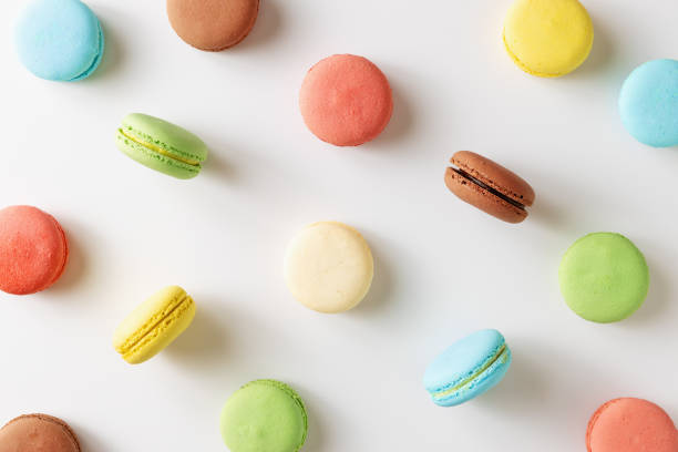 istock Sweet colorful French macaron biscuits 1657317784