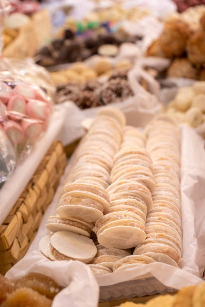 istock Close-up of sweets with sweet hosts and sweet sugar from Corpus Christi 1657330708