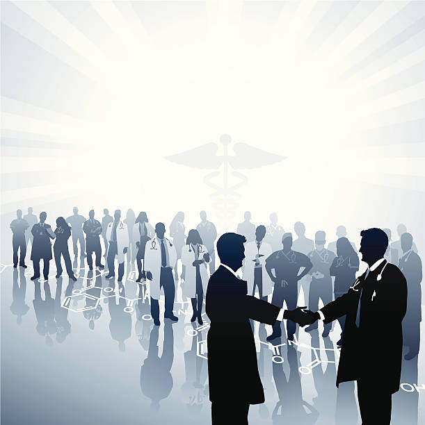권장 제공자 기관 계약서 - handshake agreement silhouette contract stock illustrations