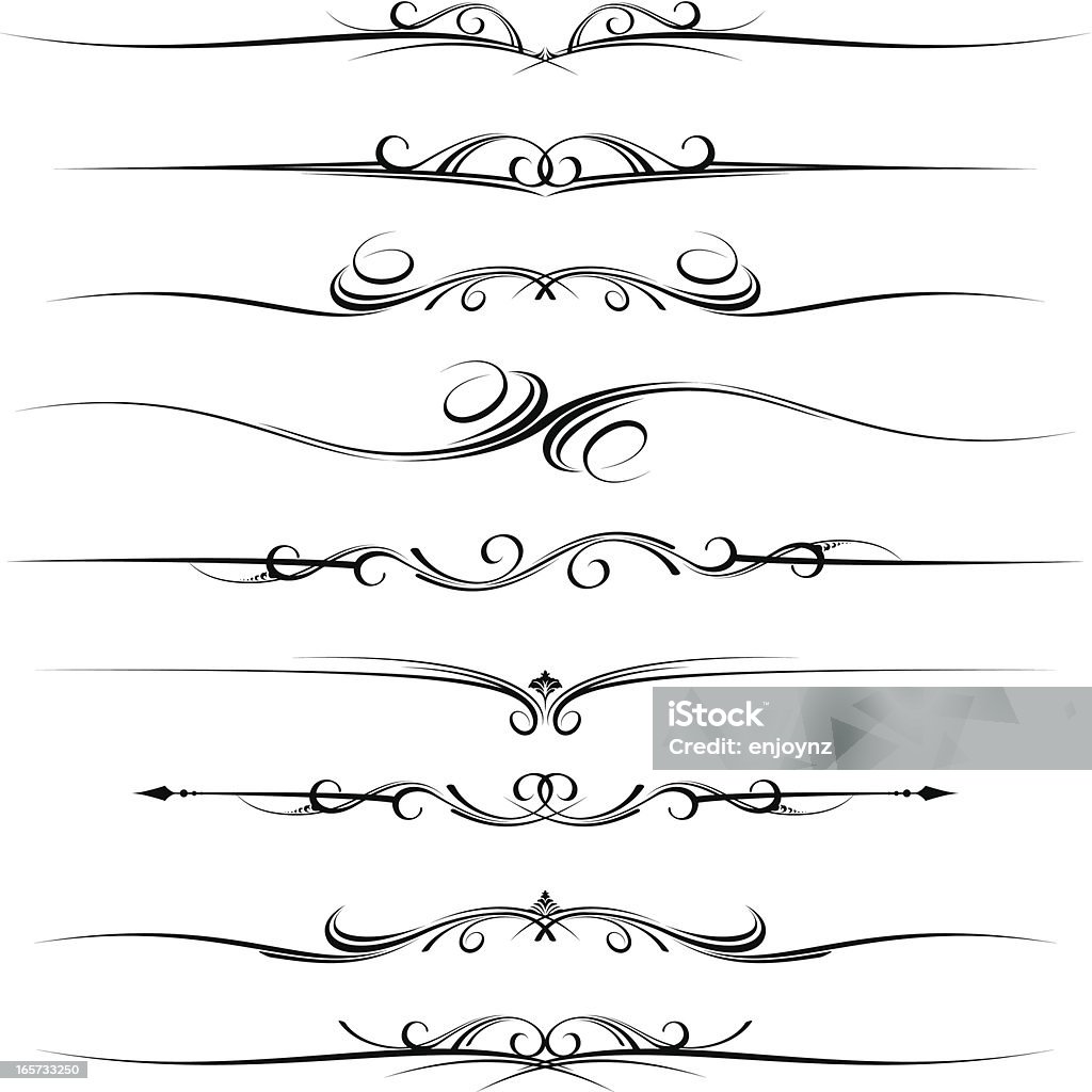 Мотив разделители - Векторная графика Без людей роялти-фри