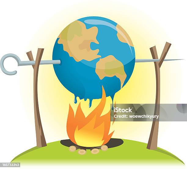Riscaldamento Globale - Immagini vettoriali stock e altre immagini di Allegoria - Allegoria, Ambiente, Cambiamenti climatici