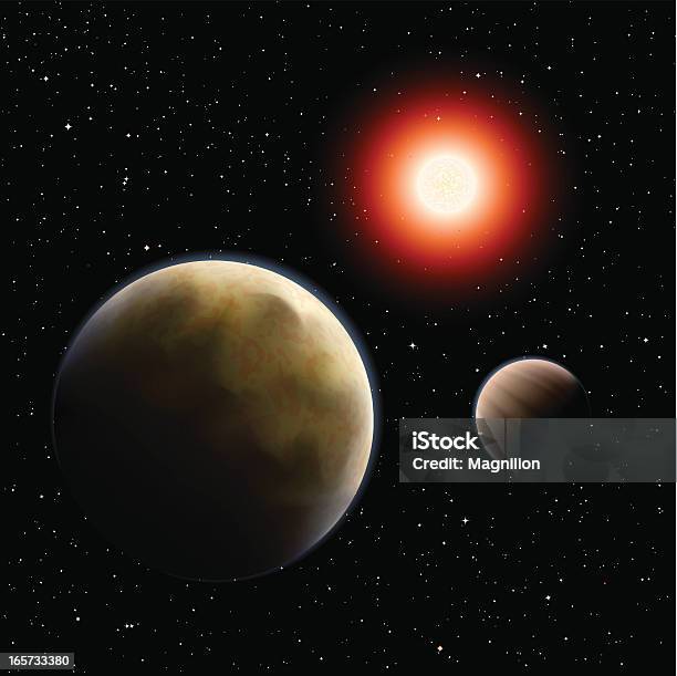 Planets And The Sun Stock Illustration - Download Image Now - Anticipation, Astronomy, Beginnings