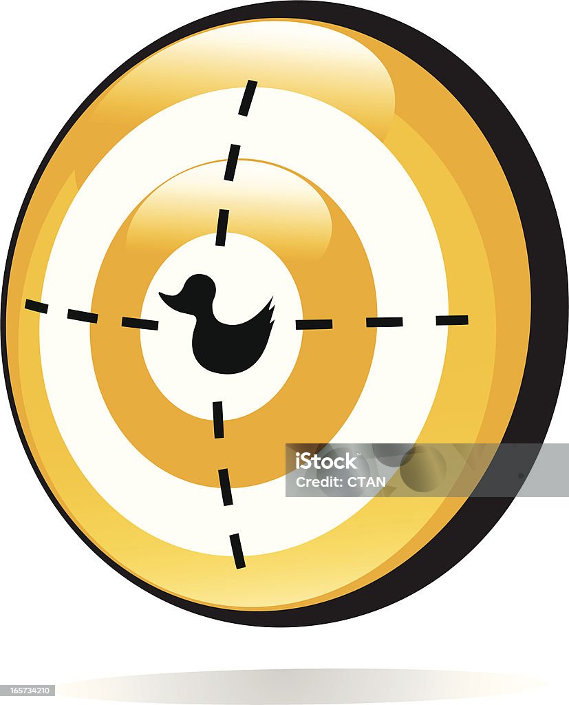 Duck Target Roulette Target Duck Stock Illustration - Download Image Now - Accuracy, Aiming ...