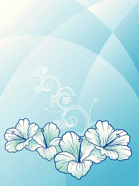 Vector illustration of hibiscus day