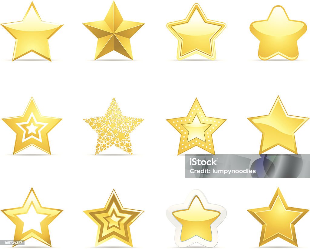 Звезда значки - Векторная графика Звезда роялти-фри