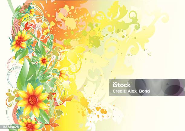 Floral Background Stock Illustration - Download Image Now - Abstract, Abstract Backgrounds, Backgrounds