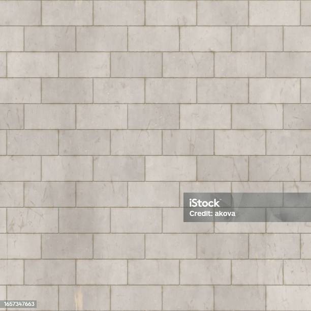 Brick Pattern Raster White Brick Seamless Texture Whitegrey Aged Brickwork Background Raster ...