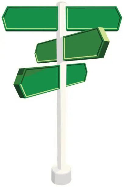 Vector illustration of Blank Sign