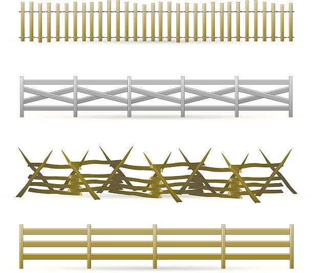 Rustic Fences http://www.cumulocreative.com/istock/File Types.jpg rail fence stock illustrations