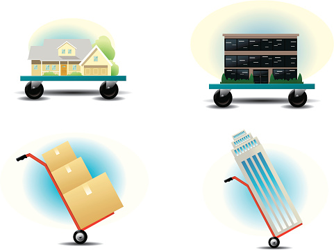 Concepts for moving household, small office, and large office