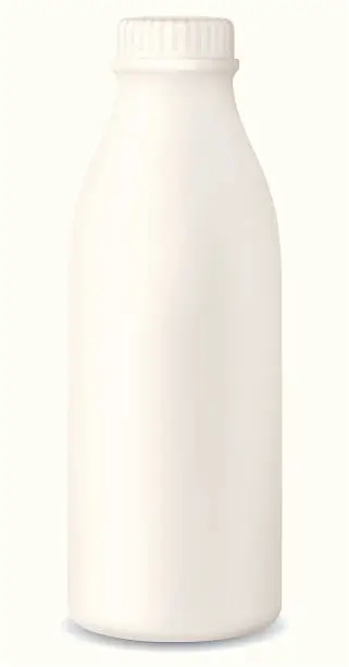Vector illustration of milk bottle