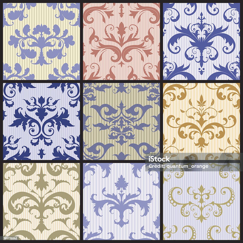 Pattern senza bordi - arte vettoriale royalty-free di Antico - Vecchio stile