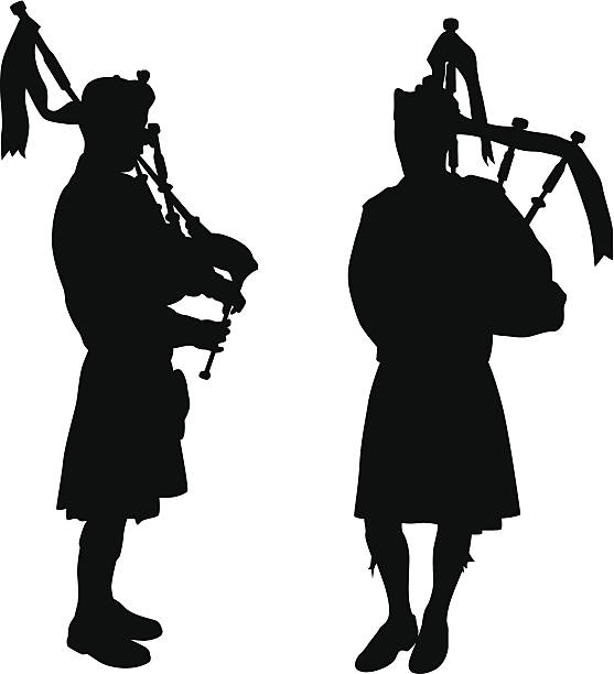 Bagpiping – Vektorgrafik