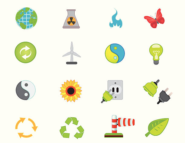 ilustrações, clipart, desenhos animados e ícones de ícones de ecologia fosco - recycling symbol recycling symbol religious icon