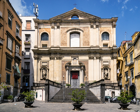 17th century monumental church dedicated to Maria in Largo Donnaregina seat of the Diocesan Museum, Naples, Italy