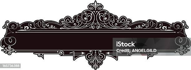 Decorative Panel Stock Illustration - Download Image Now - Antique, Art And Craft, Art Nouveau