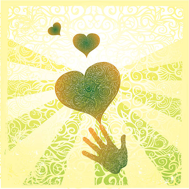 ilustrações, clipart, desenhos animados e ícones de enviar amor - consoling human hand human heart care