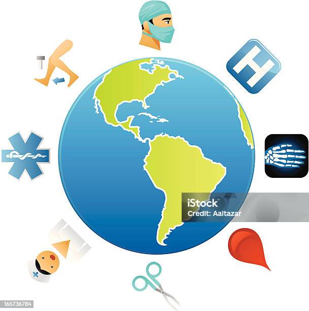 Globalnej Opieki Zdrowotnej Leku - Stockowe grafiki wektorowe i więcej obrazów Ikona - Ikona, Zdrowie globalne, Anatomia człowieka