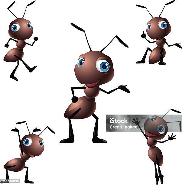 Ant Stock Illustration - Download Image Now - Ant, Cartoon, Vector