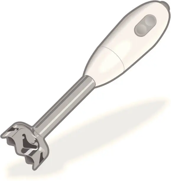 Vector illustration of Immersion Blender