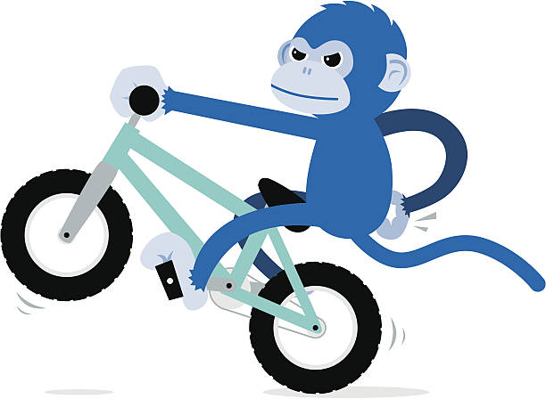 BMX-Monkey – Vektorgrafik