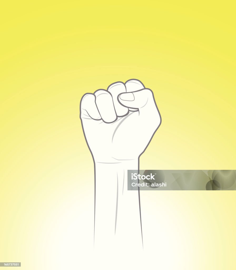 Raised Fist Vector illustration - Raised Fist. Fist stock vector