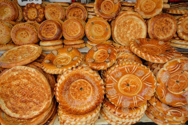 Bazar Osh en Bishkek, Kirguistán. - foto de stock