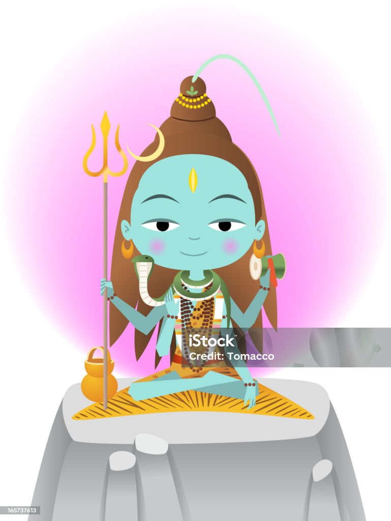 Shiva Stock Illustration - Download Image Now - God, Cartoon, Buddhism -  iStock