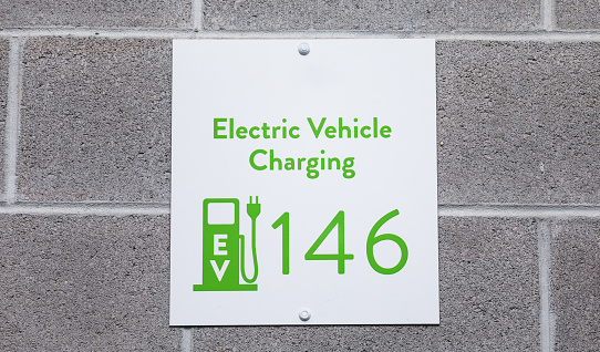 EV charging: sustainable, eco-friendly future. Electric vehicles and green energy infrastructure pave the way for cleaner air and a greener environment, reducing our carbon footprint