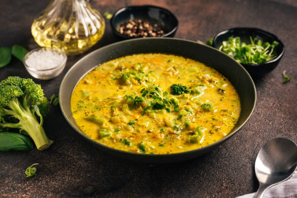 istock Broccoli cream soup for cold weather 1657378874