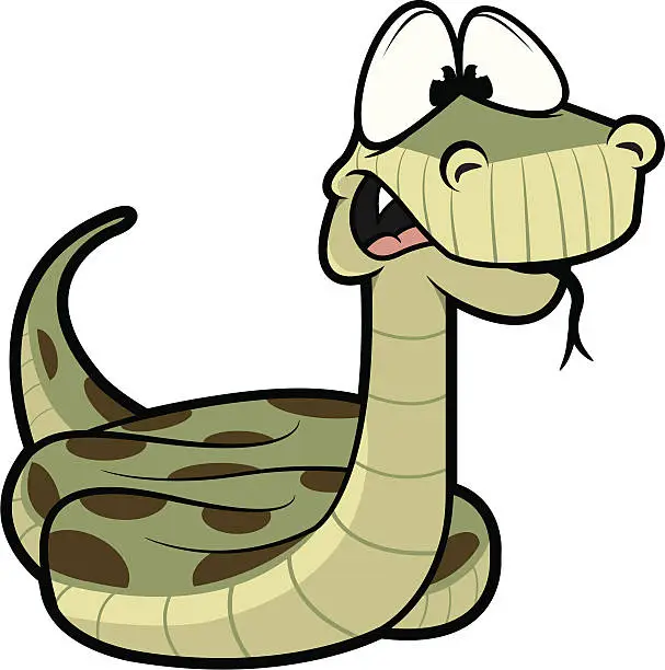 Vector illustration of Snake Character