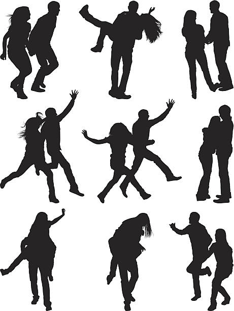 Young and fun couples Young and fun coupleshttp://www.twodozendesign.info/i/1.png free exercise clipart stock illustrations
