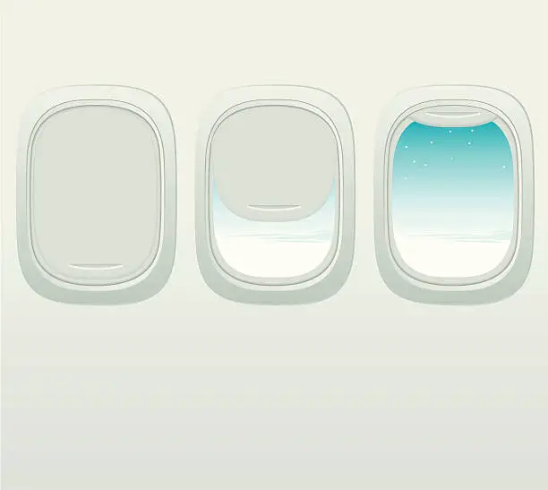 Airplane interior illustration.ai Royalty-free Stock Vector Images