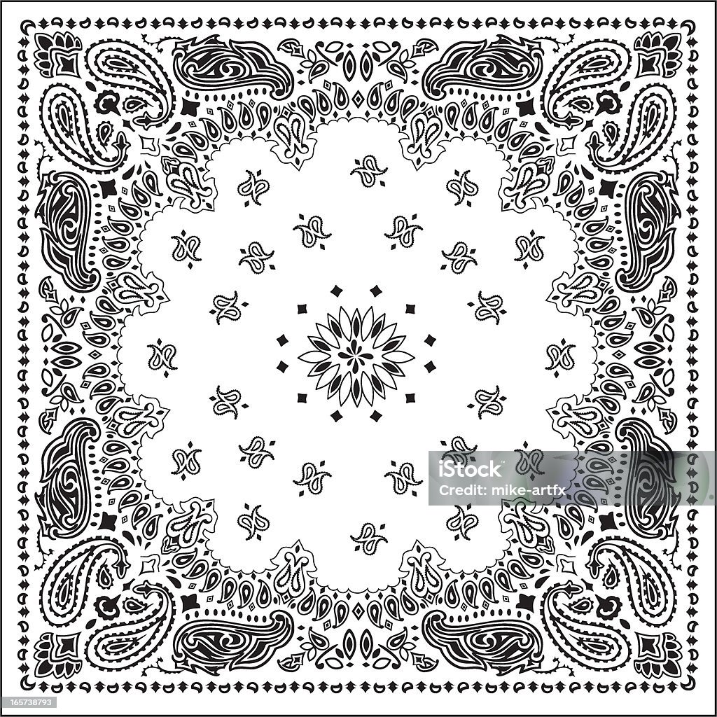 bandanawhite white bandana Bandana stock vector