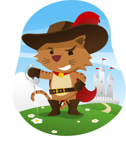 Ilustración de El Gato Con Botas Con Sabia Funny Face Y Espada y más Vectores Libres de Derechos de El gato con botas - Personaje de ficción - El gato con botas - Ilustración de El Gato Con Botas Con Sabia Funny Face Y Espada y más Vectores Libres de Derechos de El gato con botas - Personaje de ficción - El gato con botas -