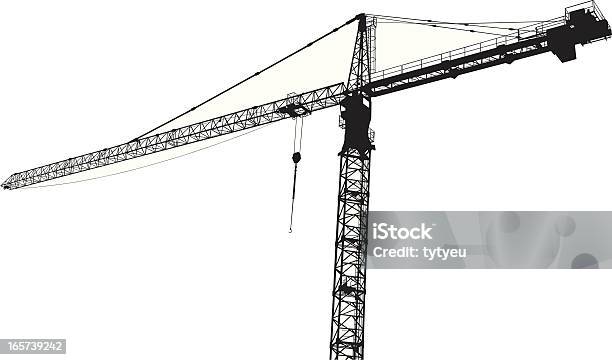 Crane Stock Illustration - Download Image Now - Clip Art, Construction Industry, Construction Machinery